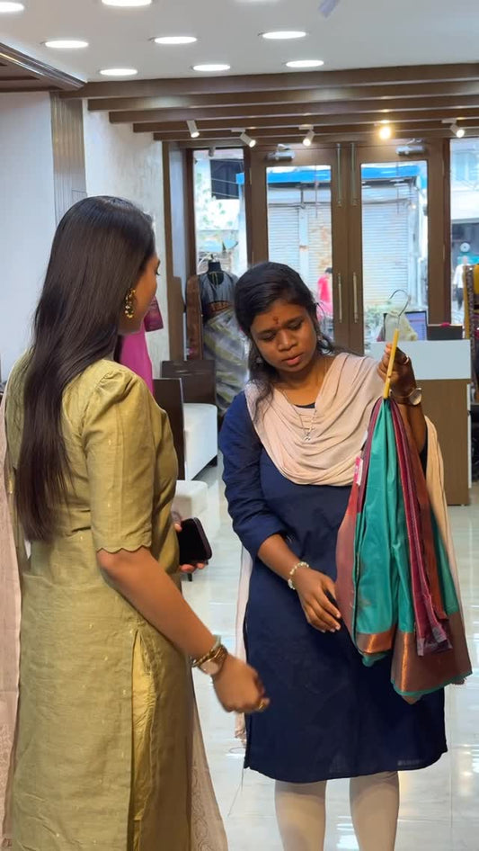 India’s First ZIP & Go Sarees @ Sreesaisilks Nanganallur/ Annanagar 8072695269/6382196976 / Nanganal