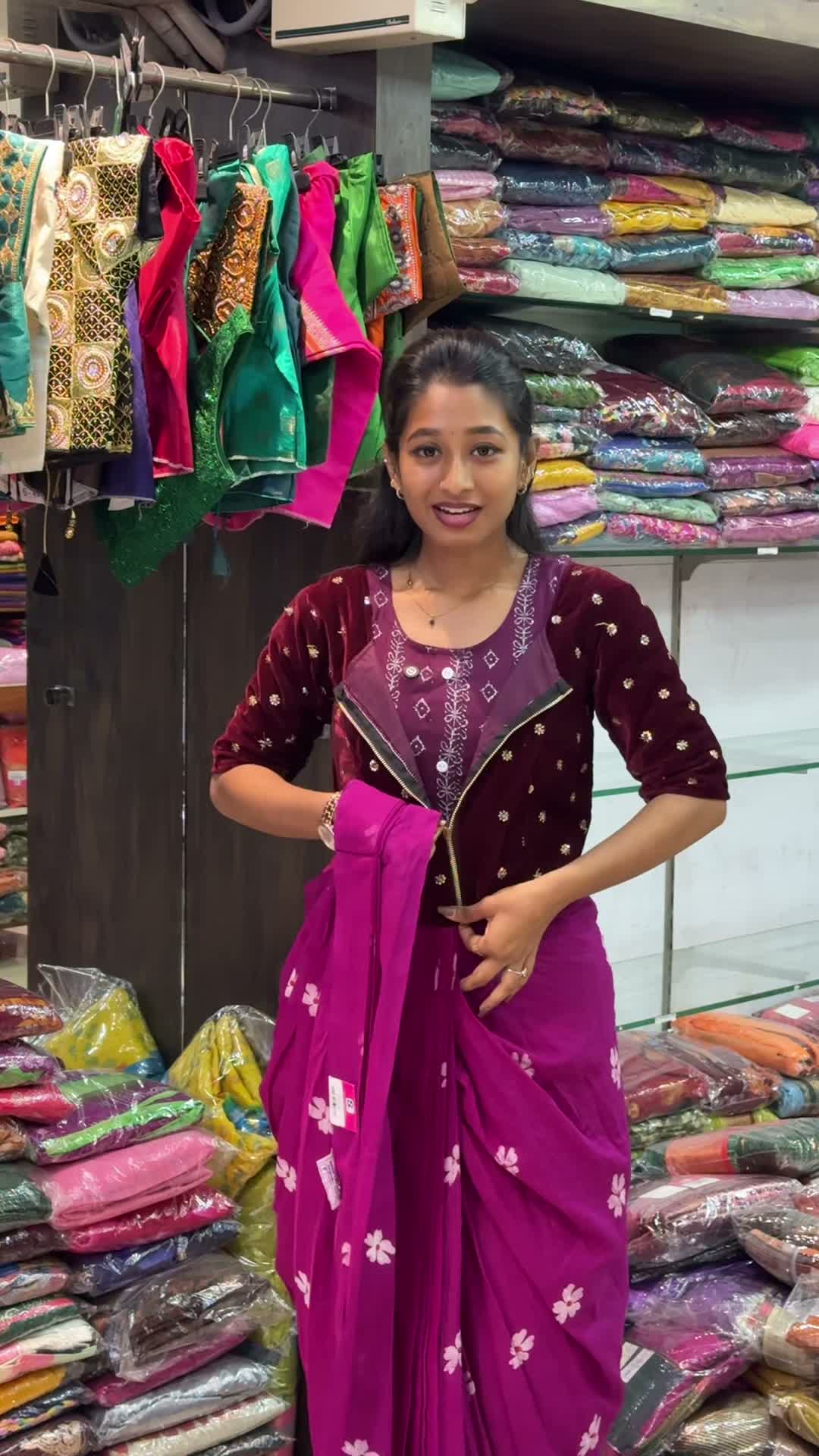 Looking for aadi offer? Its the time to visit sreesaisilks Nanganallur.

Shop Online: www.sreesaisil
