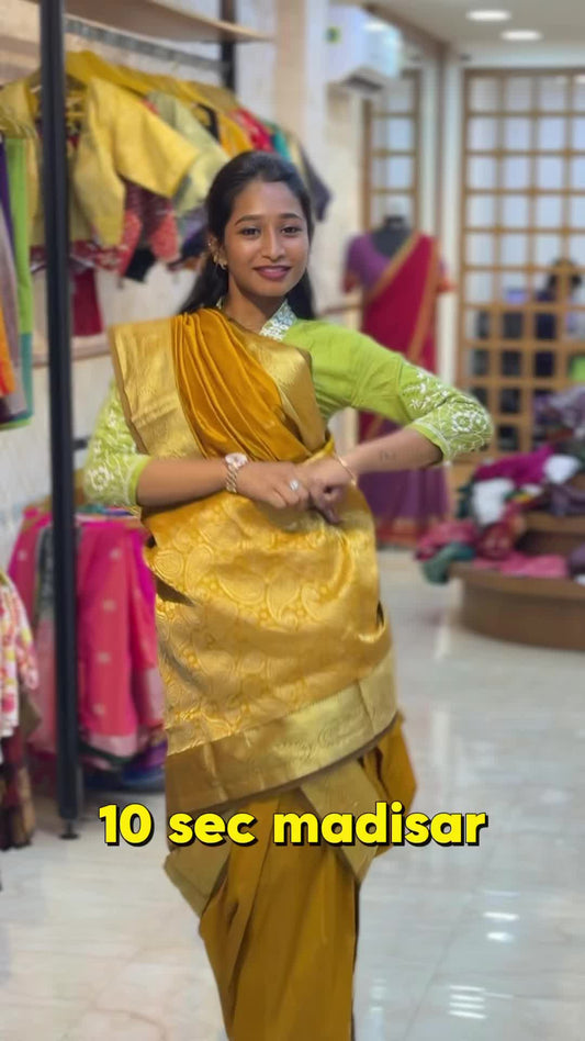 Get ready in 10 seconds with readymade sarees.

Shop Online: www.sreesaisilks.in

Shop Location:

📍