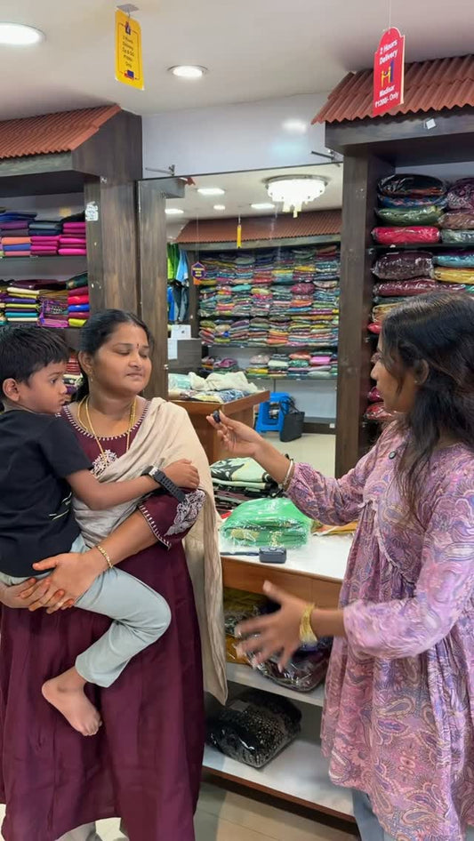 Shop Online: www.sreesaisilks.in

Shop Location:

📍Nanganallur
Sree Sai Silks
#20, 3rd Main Rd, Thi