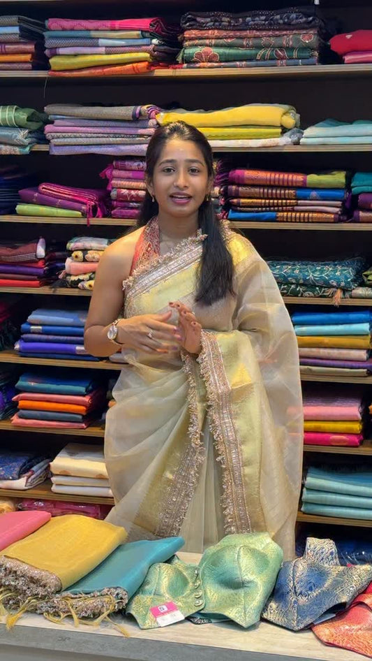 Fancy Tissue Lace Border Saree | SSTL303

Comment “LINK” to get product link or search this code on