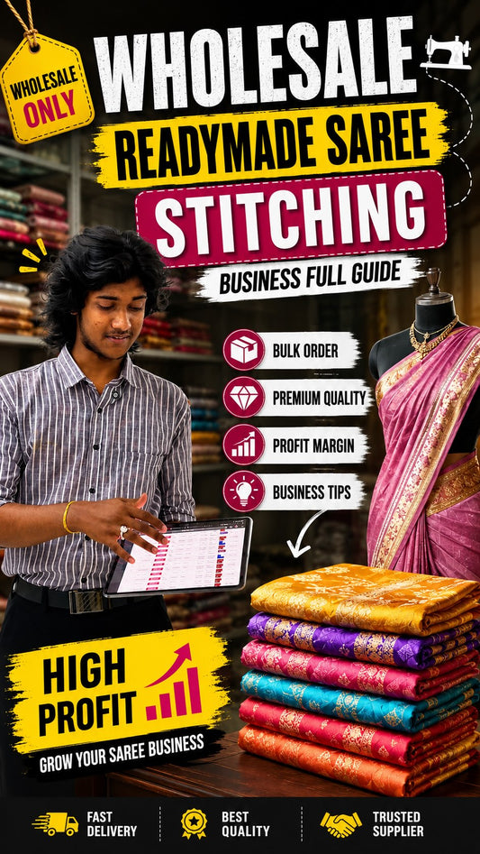 Kindly contact to this mail for wholesale Stiching and retail services.
sreesaisilkwholesale@gmail.c