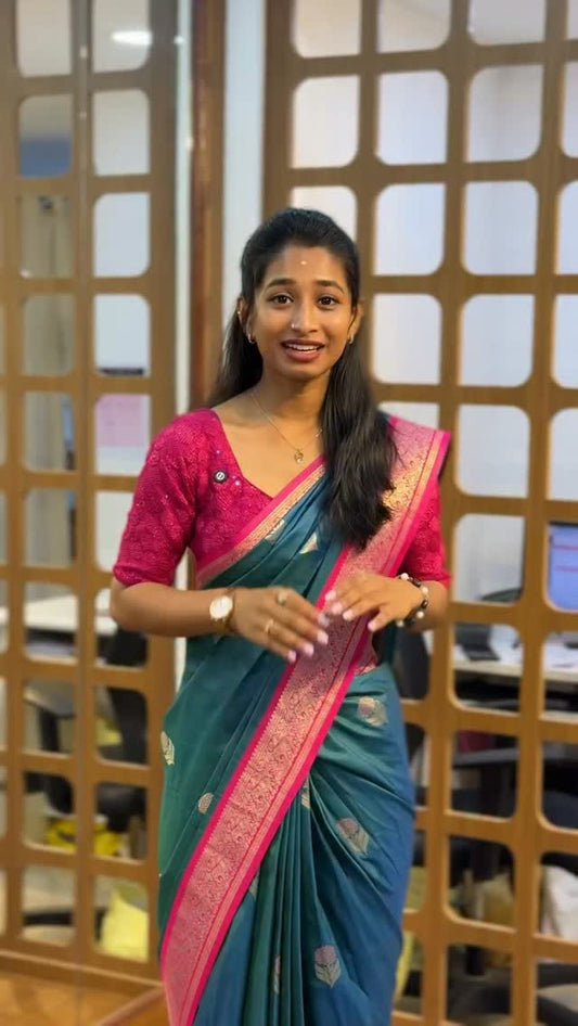 Visit shop sooon…

Comment “LINK” to get product link or search this code on website www.sreesaisilk