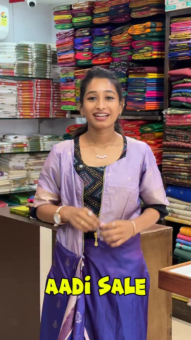 Aadi Stiching ends on july 31st.
Visit our shop soon…

Shop Online: www.sreesaisilks.in

Shop Locati