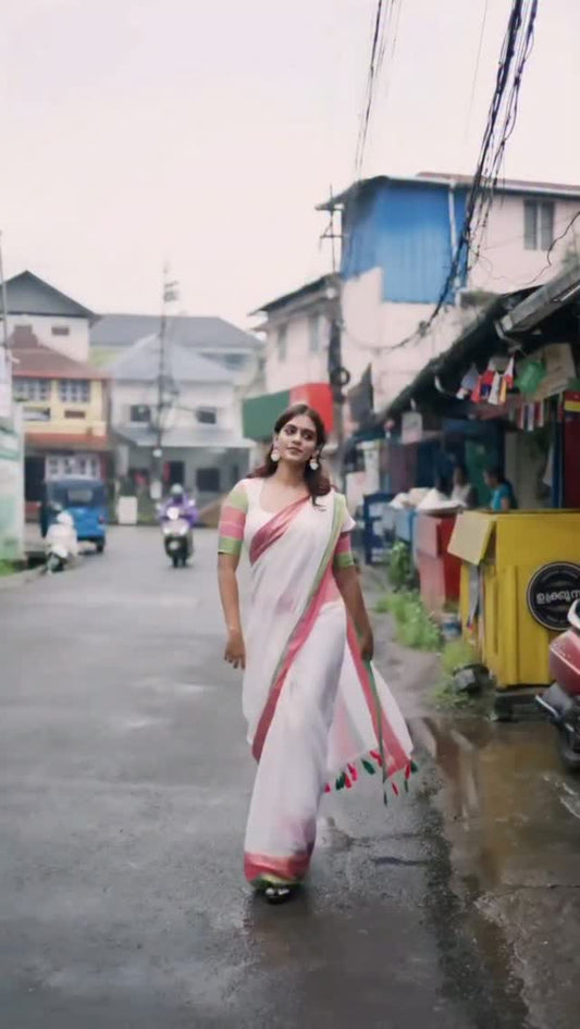 Onam sarees collections with 10% off.

Comment “LINK” to get product link or search this code on web