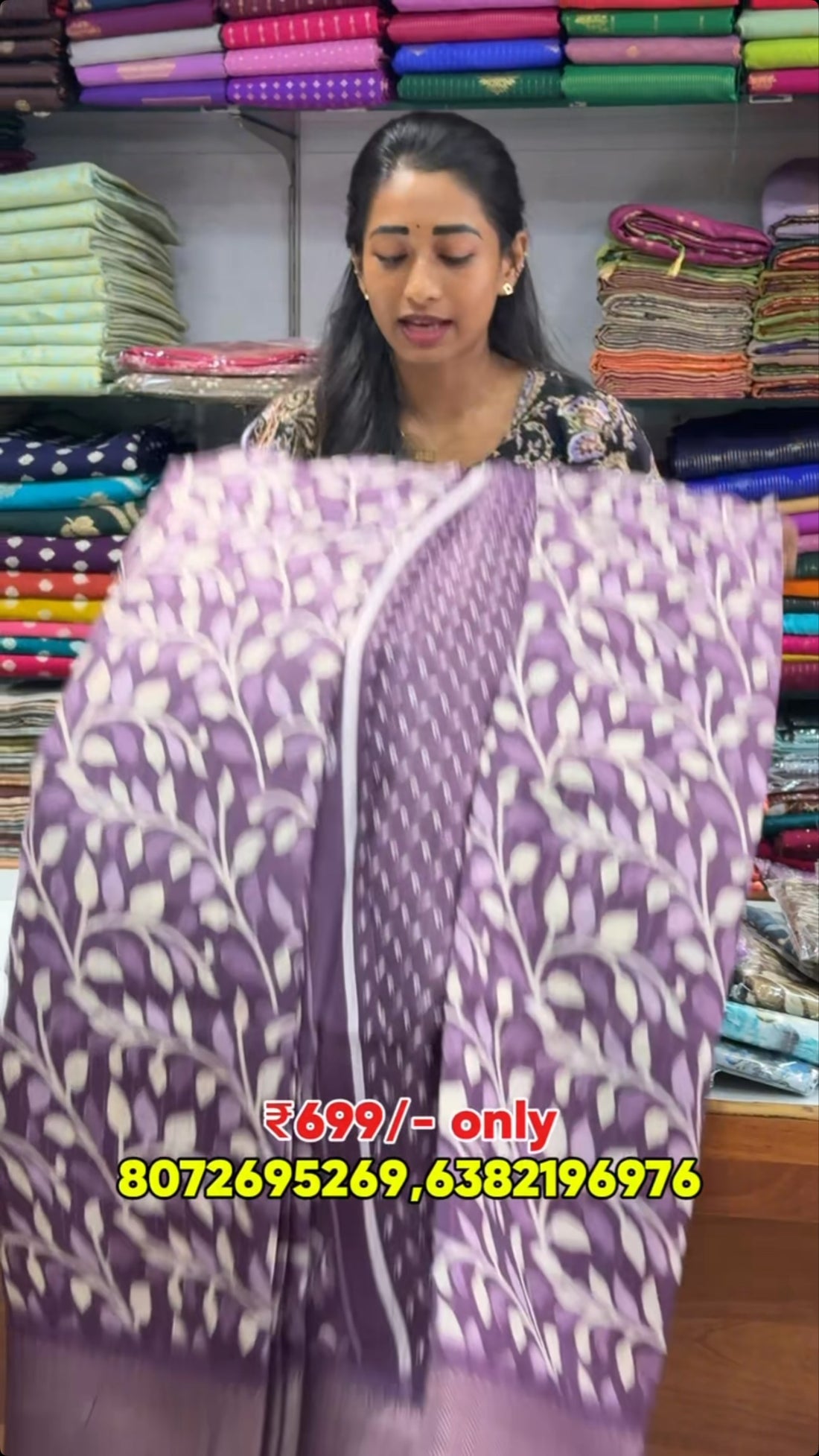 Cotton Blended Saree
W.code: 8072695269,6382196976
Price: 699/-

Comment “LINK” to get product link