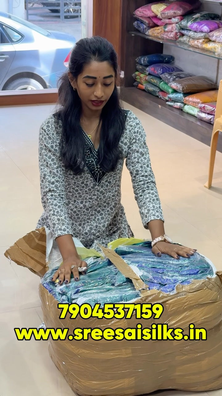 Wholesale contact number: 7904537159
Mail id : www.sreesaisilkwholesale@gmail.com

Shop Online: www.