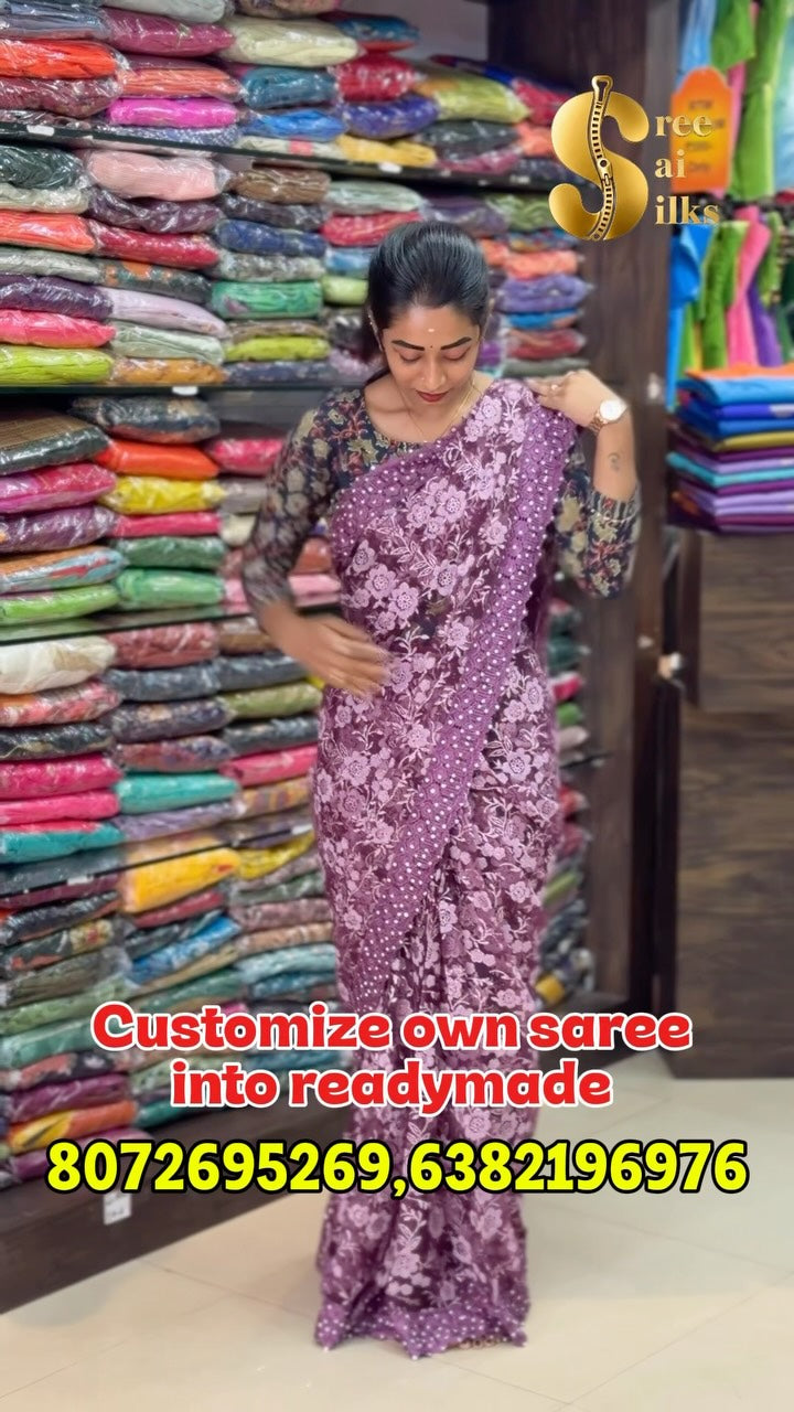 Get Readymade saree’s customised in your own size till 7Xl

Shop Online: www.sreesaisilks.in

Shop L