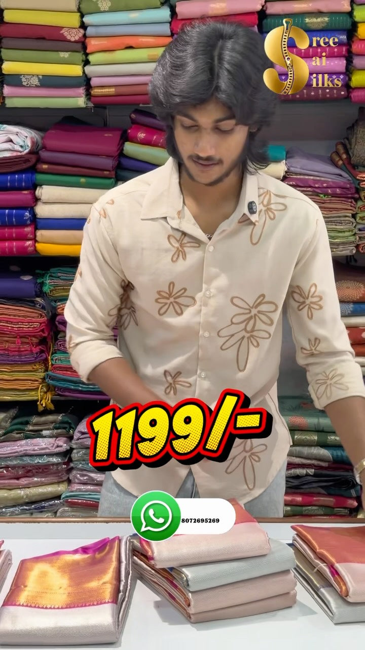 Tissue Saree
W.code: SSTS453
Price: ₹1,199/-

Comment “LINK” to get product link or search this code