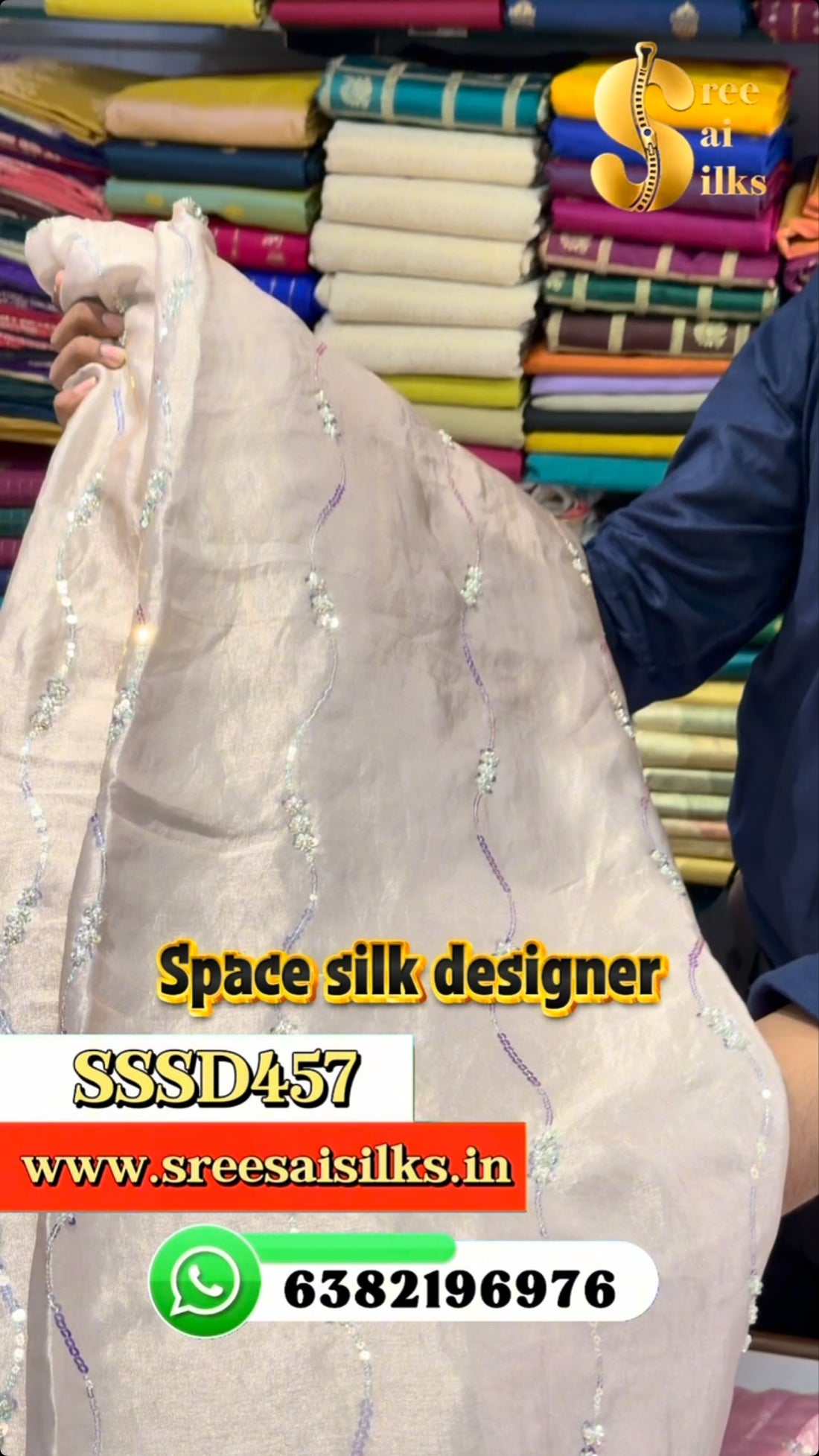 Space silk designer 
W.code: SSSD457
Price: 1199/-

Comment “LINK” to get product link or search thi