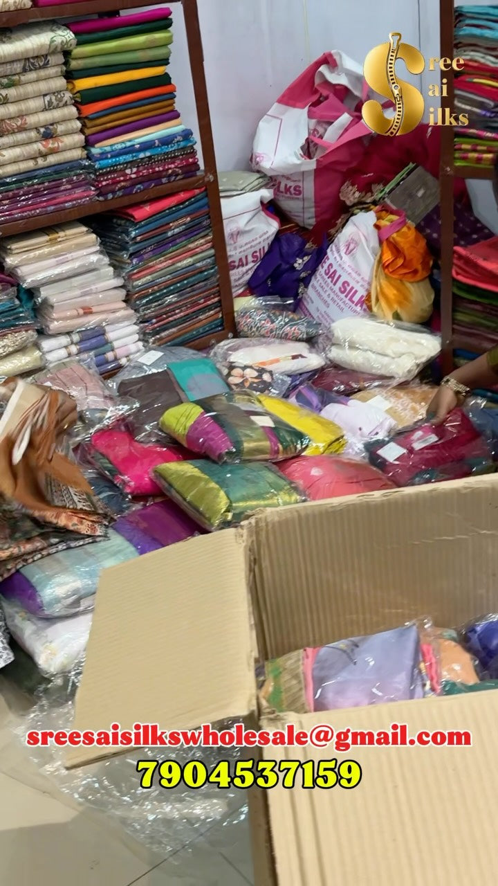 Contact for wholesale!

Shop Online: www.sreesaisilks.in

Shop Location:

📍Nanganallur
Sree Sai Sil