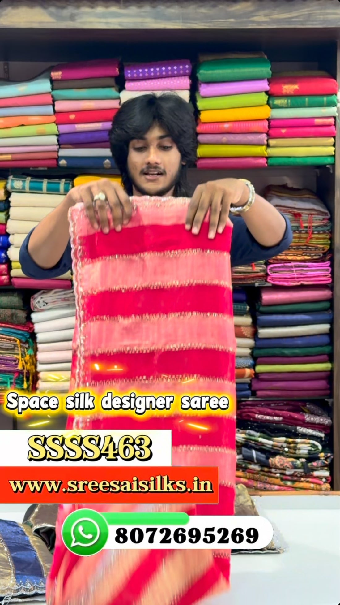 Space silk designer 
W.code: SSSS463
Price: 1699/-

Comment “LINK” to get product link or search thi