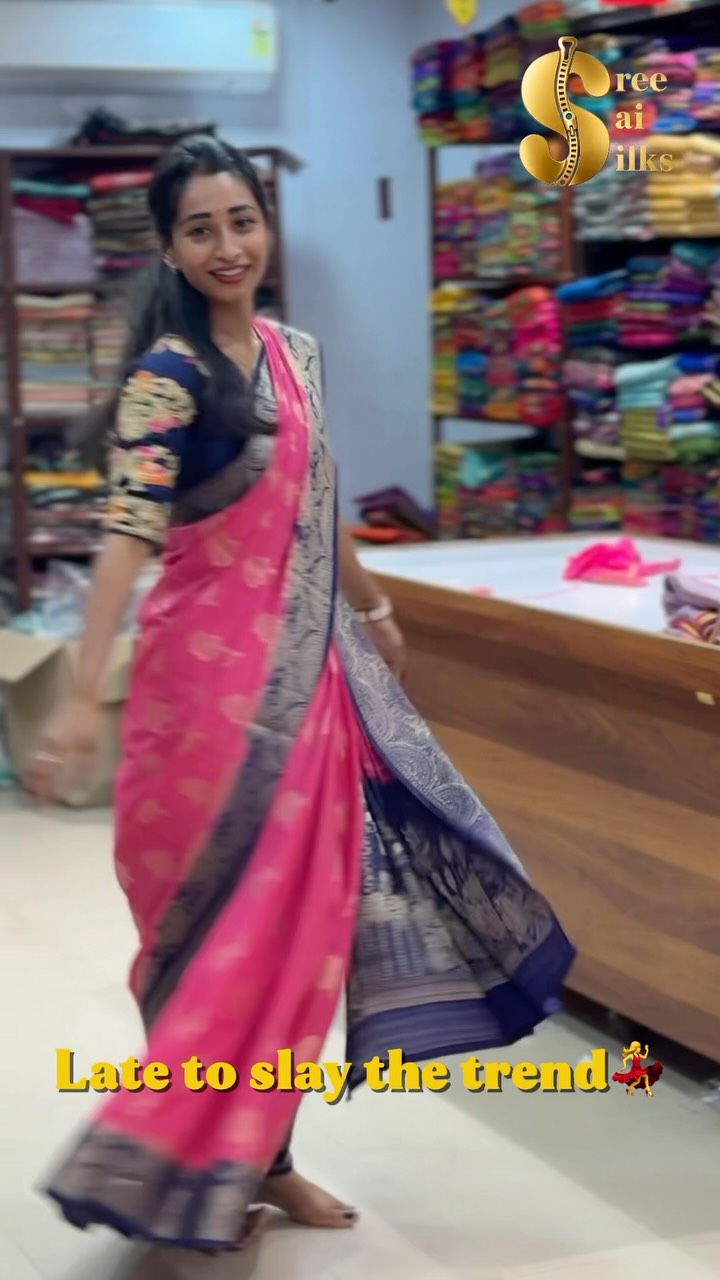 Late to slay😍💃
Shop Online: www.sreesaisilks.in

Shop Location:

📍Nanganallur
Sree Sai Silks
#20,