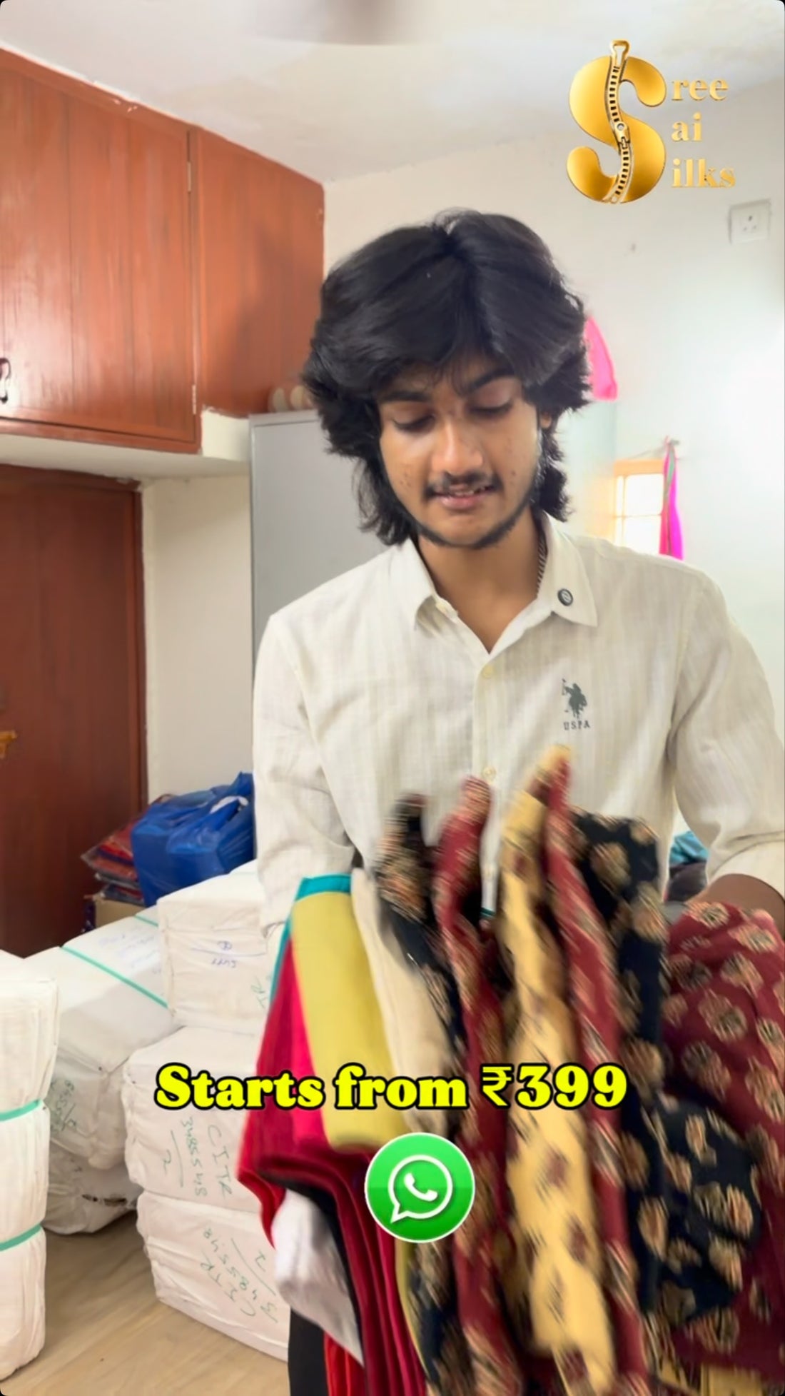 Blouse starts from ₹399..!

Shop Online: www.sreesaisilks.in

Shop Location:

📍Nanganallur
Sree Sai