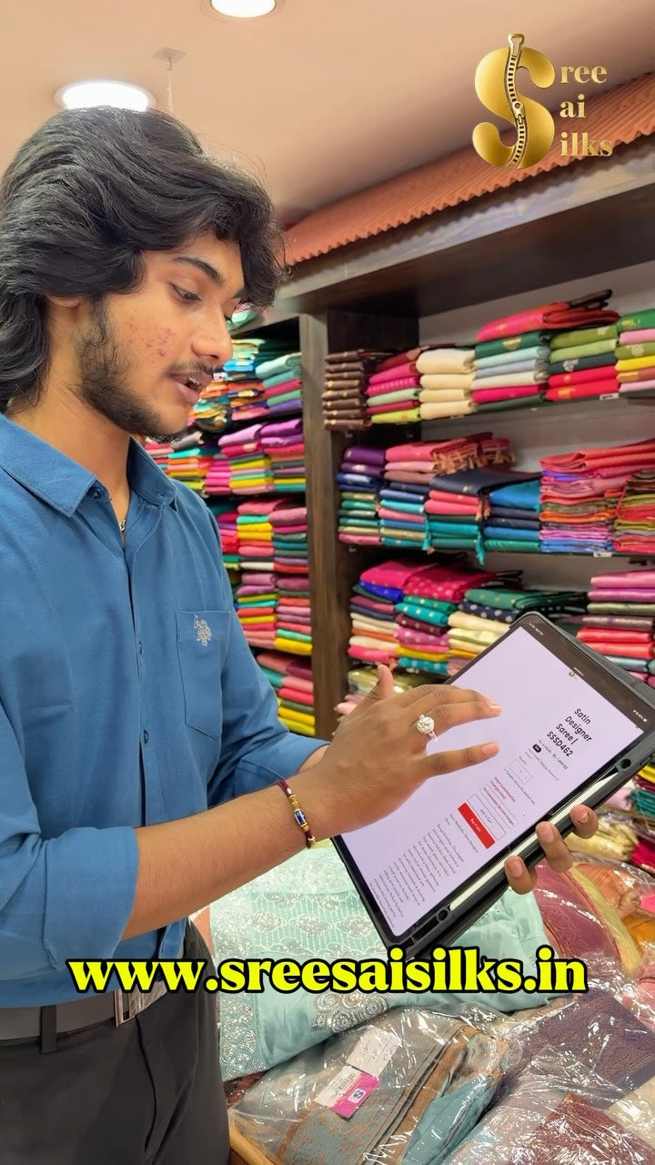 Shop Online: www.sreesaisilks.in

Shop Location:

📍Nanganallur
Sree Sai Silks
#20, 3rd Main Rd, Thi