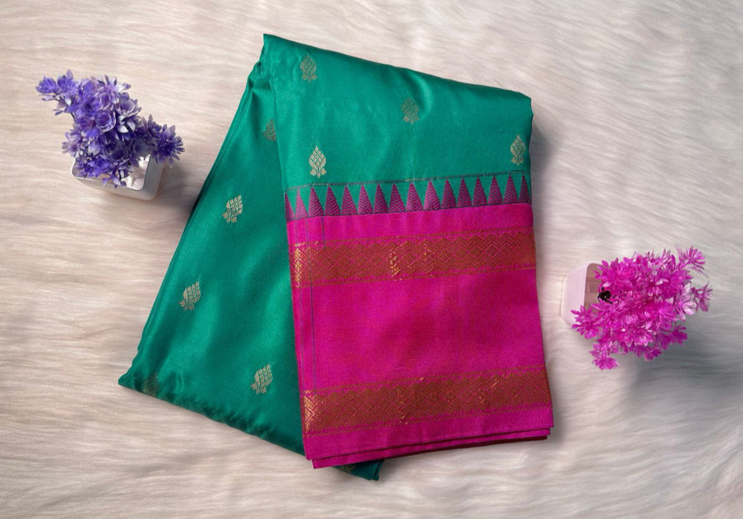 Semi Gadwal Silk Saree | SSGS231