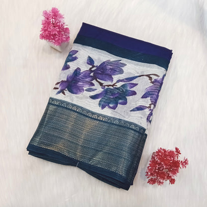 Dola Floral Pattern Saree | SSDF281