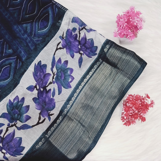 Dola Floral Pattern Saree | SSDF281