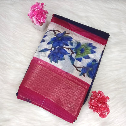 Dola Floral Pattern Saree | SSDF281