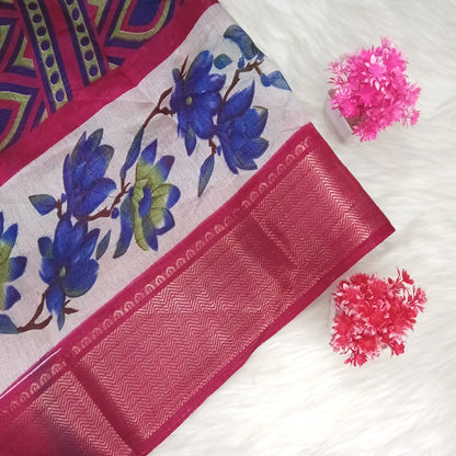 Dola Floral Pattern Saree | SSDF281