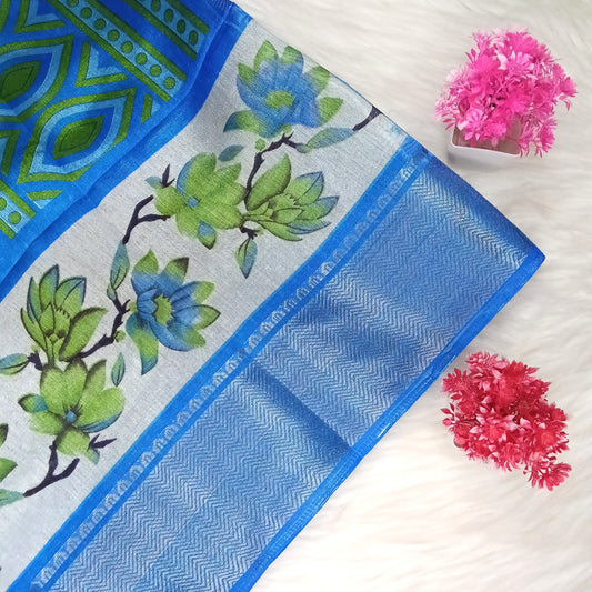 Dola Floral Pattern Saree | SSDF281