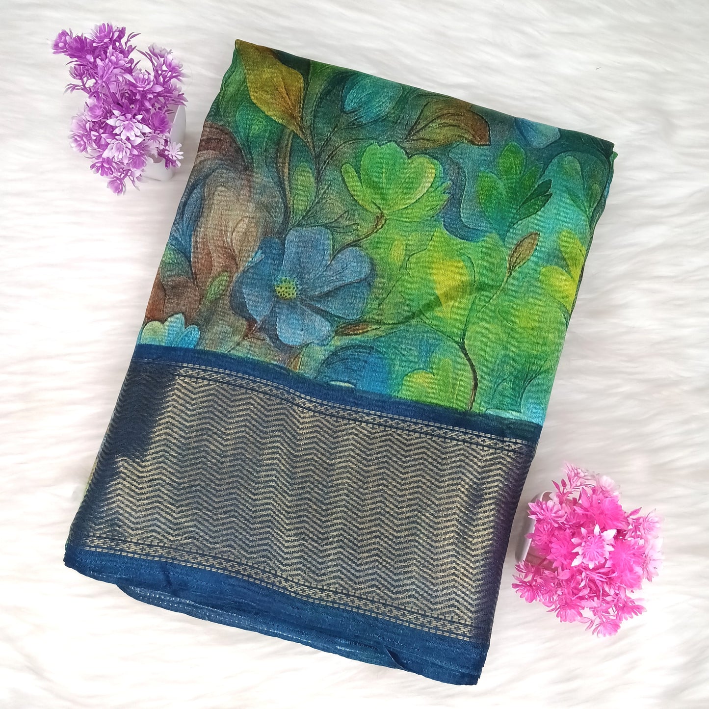 Dola Floral Pattern Saree | SSDF281