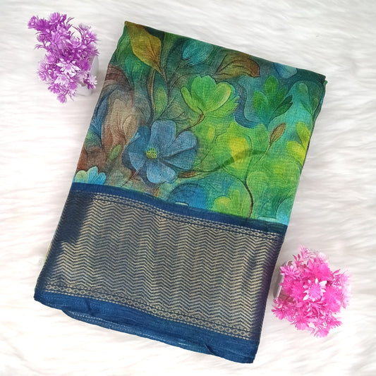 Dola Floral Pattern Saree | SSDF281