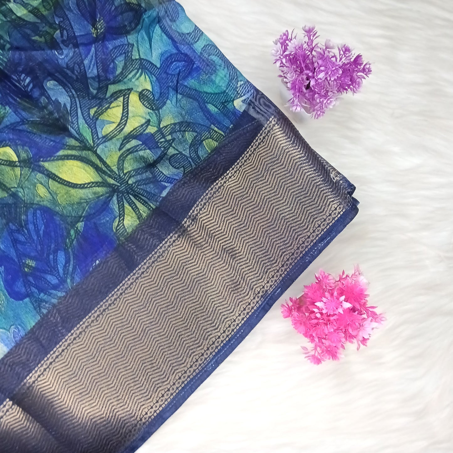 Dola Floral Pattern Saree | SSDF281
