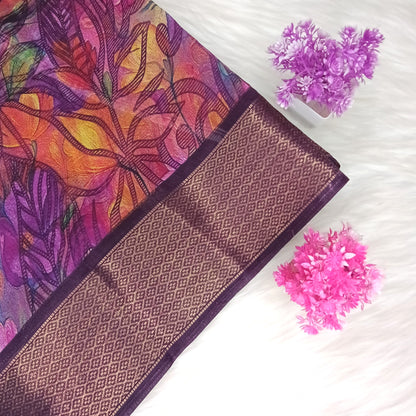 Dola Floral Pattern Saree | SSDF281
