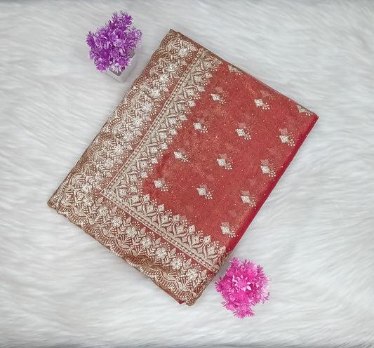 Fancy Work Saree | SSFW285