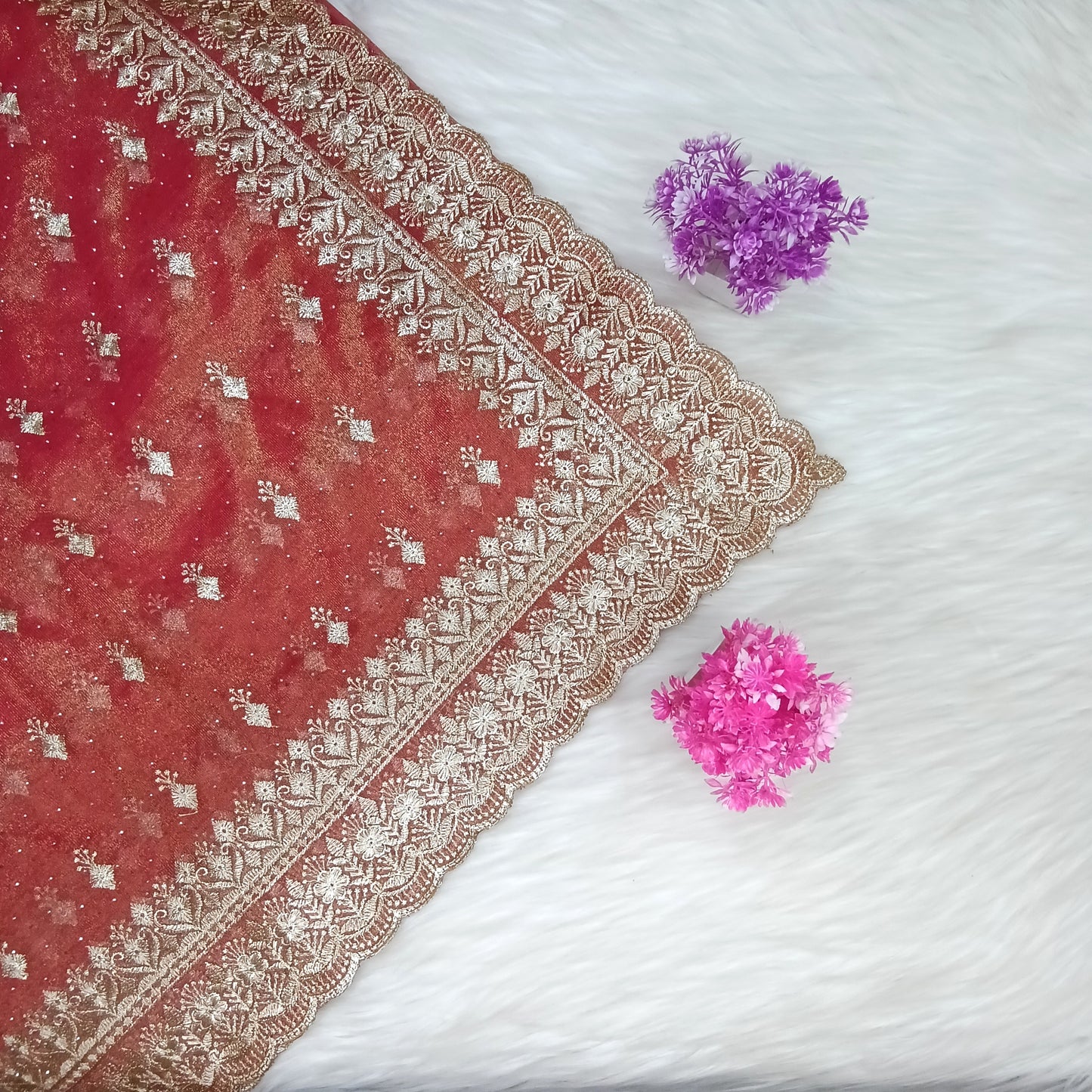 Fancy Work Saree | SSFW285