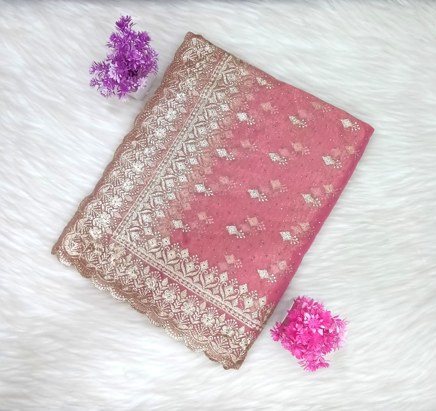 Fancy Work Saree | SSFW285