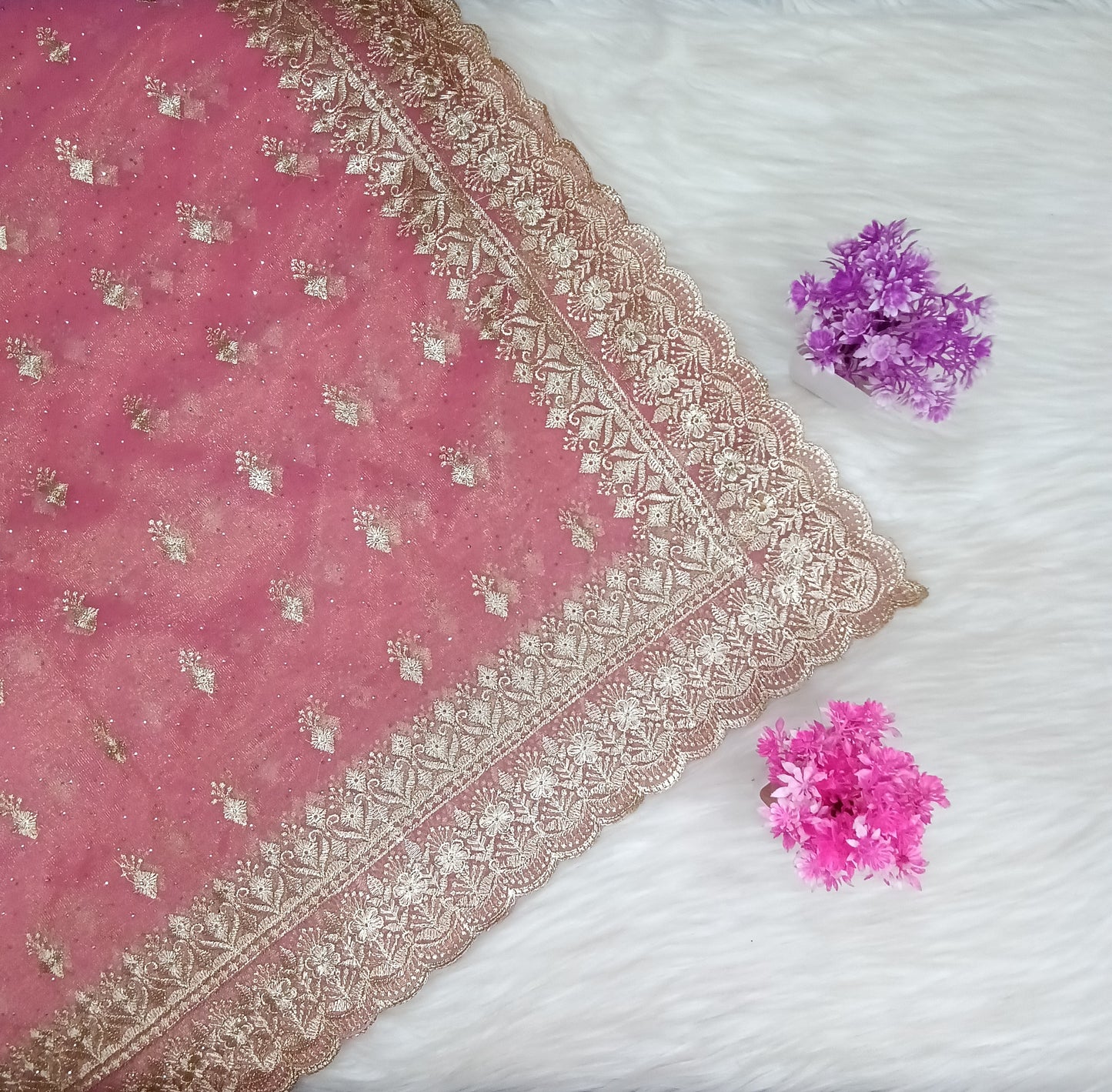 Fancy Work Saree | SSFW285