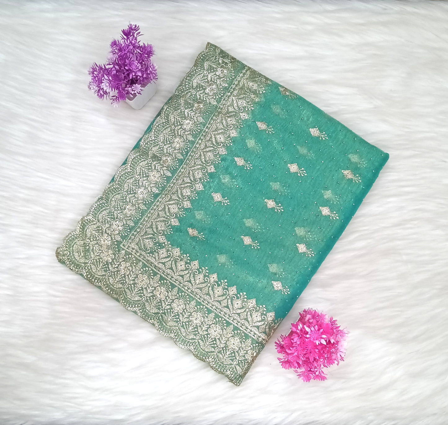 Fancy Work Saree | SSFW285