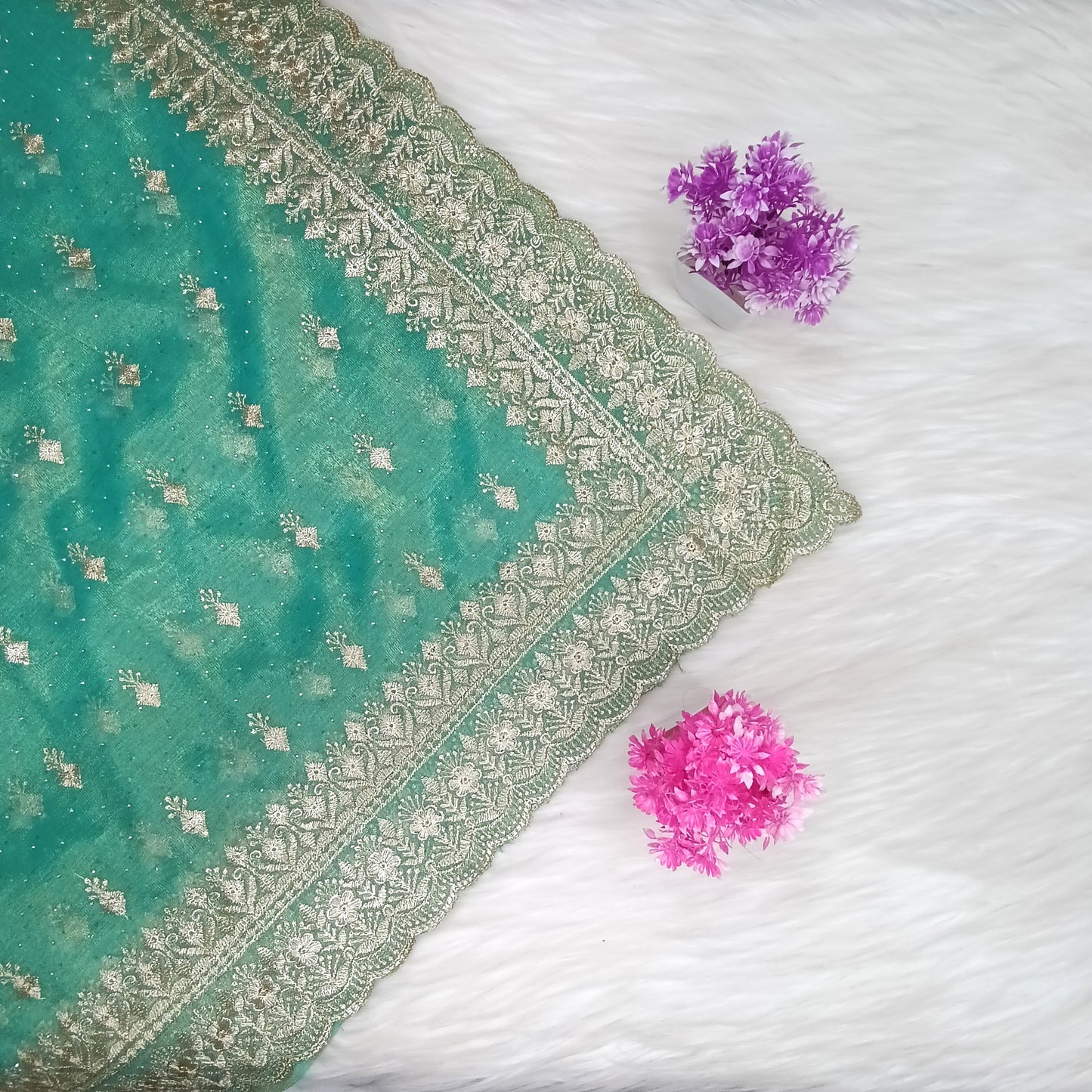 Fancy Work Saree | SSFW285