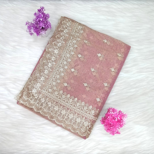 Fancy Work Saree | SSFW285