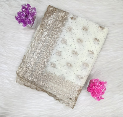 Fancy Work Saree | SSFW285