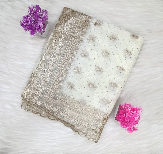 Fancy Work Saree | SSFW285