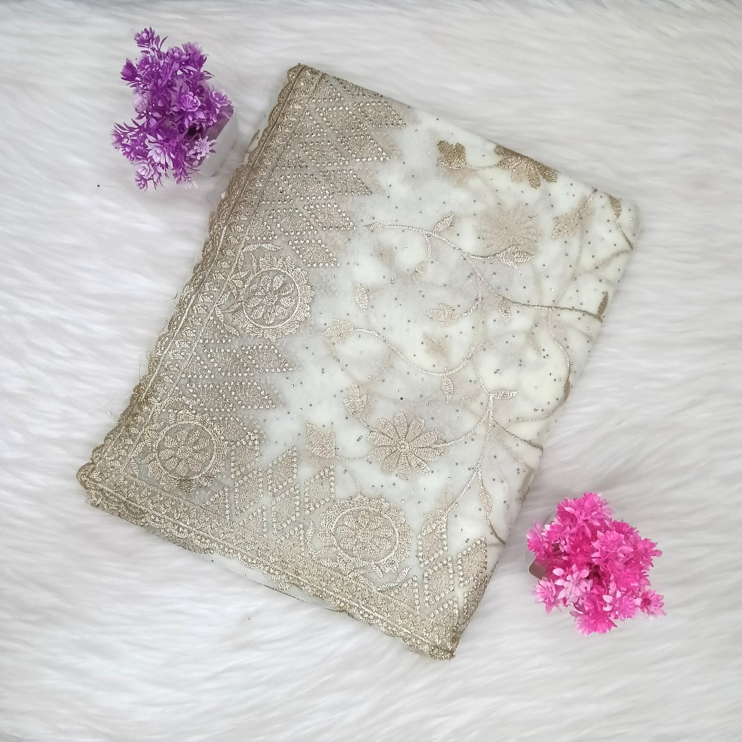 Fancy Work Saree | SSFW285