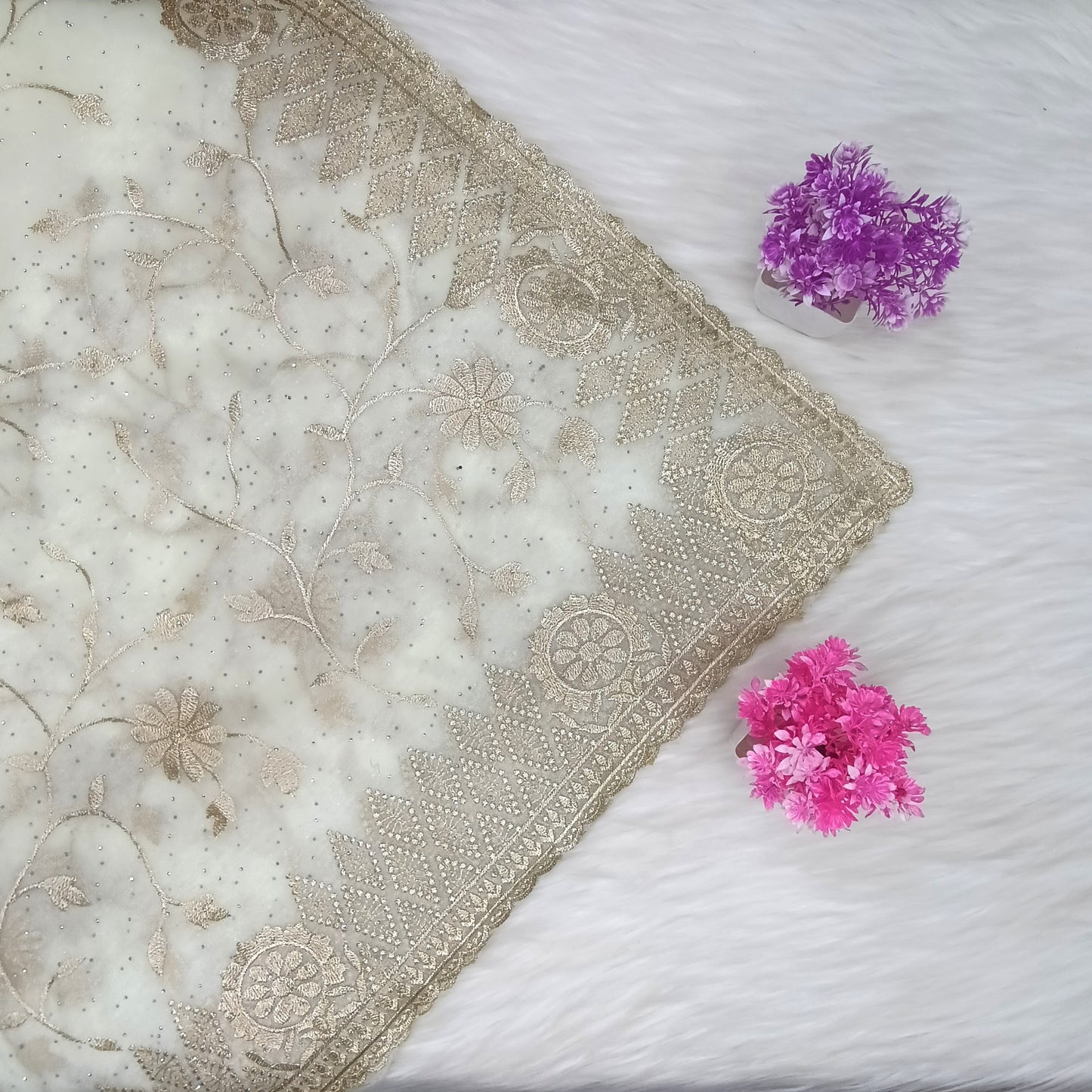 Fancy Work Saree | SSFW285