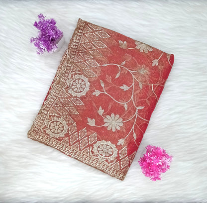 Fancy Work Saree | SSFW285