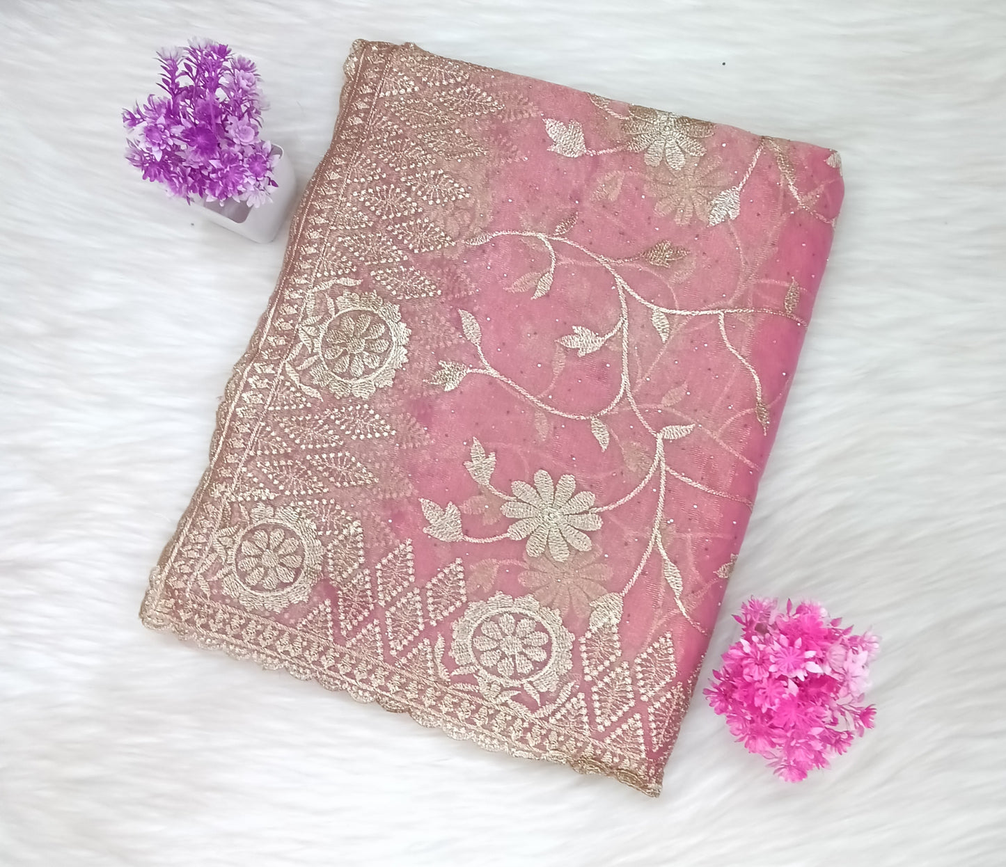 Fancy Work Saree | SSFW285