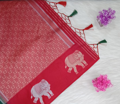 Raw Silk Saree | SSRS287