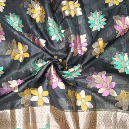 Organza Koto Fancy Saree | SSOK292