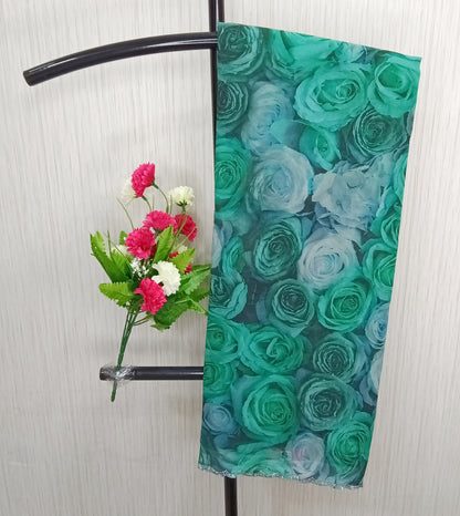 Georgette Floral Silk Saree | SSGF304
