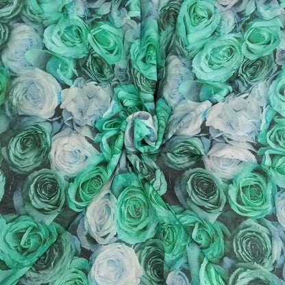 Georgette Floral Silk Saree | SSGF304