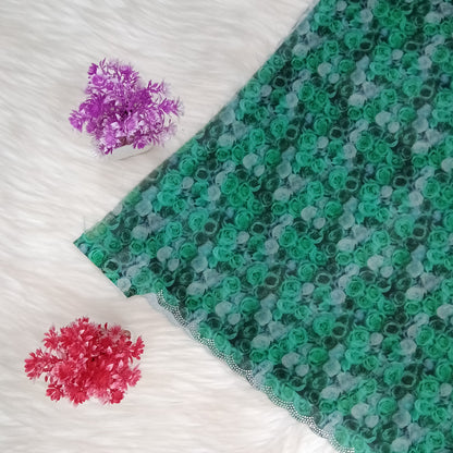 Georgette Floral Silk Saree | SSGF304