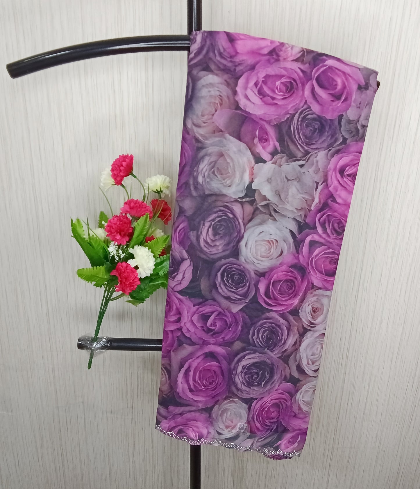 Georgette Floral Silk Saree | SSGF304