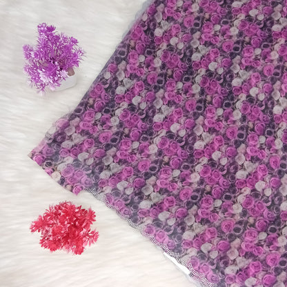 Georgette Floral Silk Saree | SSGF304