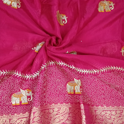Elephant Premium Soft Viscose Saree | SSEP306